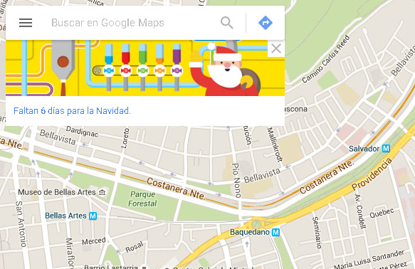 googlemaps navidad